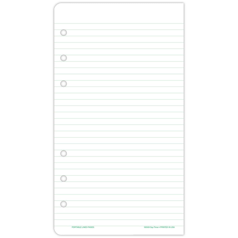 Day-Timer D87128B Lined Note Pads for Organizer, 3 3/4 x 6 3/4