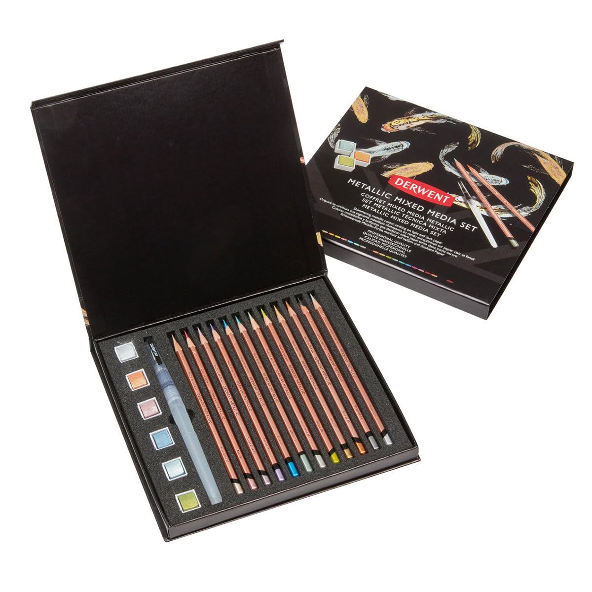 Derwent Metallic Mixed Media, 18 Pack (2305948)