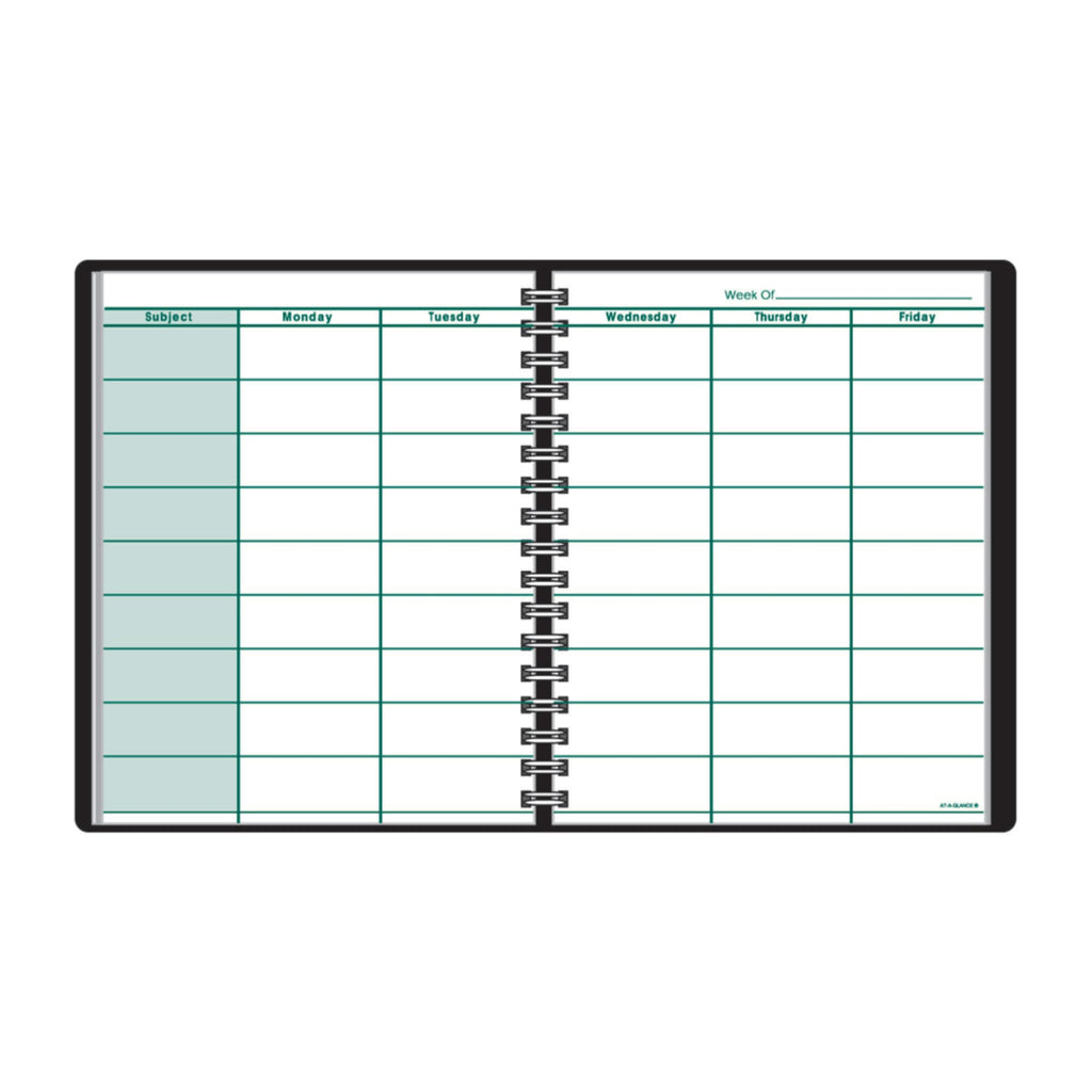 AT-A-Glance Teacher Planner, 8-1/4" x 10-7/8", Undated Weekly & Daily Planner...