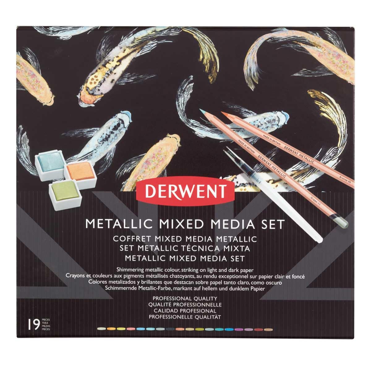 Derwent Metallic Mixed Media, 18 Pack (2305948)