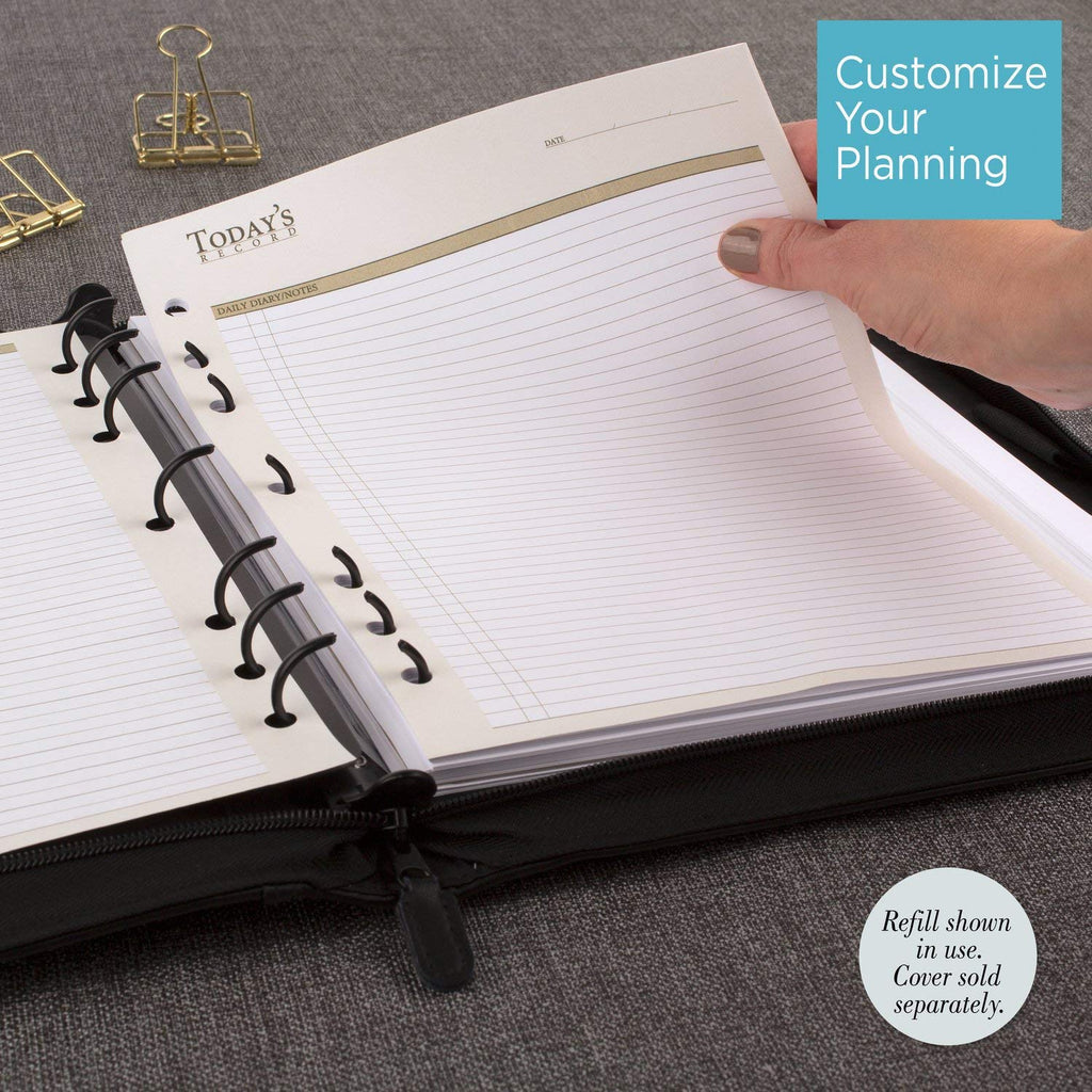 AT-A-Glance Undated Daily Planner Refill, 2 Months, 7-Ring, 8-1/2" x 11", Fol...